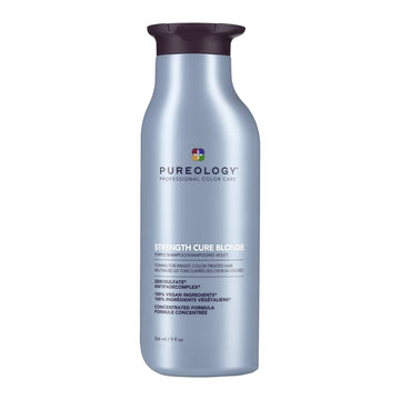Pureology Strength Cure Blonde Purple Shampoo 266ml – front packshot on white