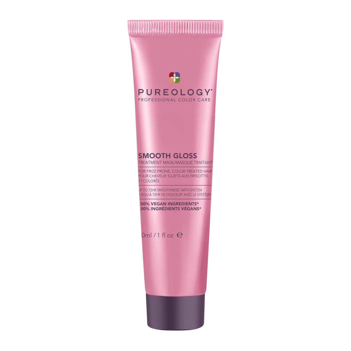 Pureology Smooth Gloss Treatment Mask 30ml – front packshot on white