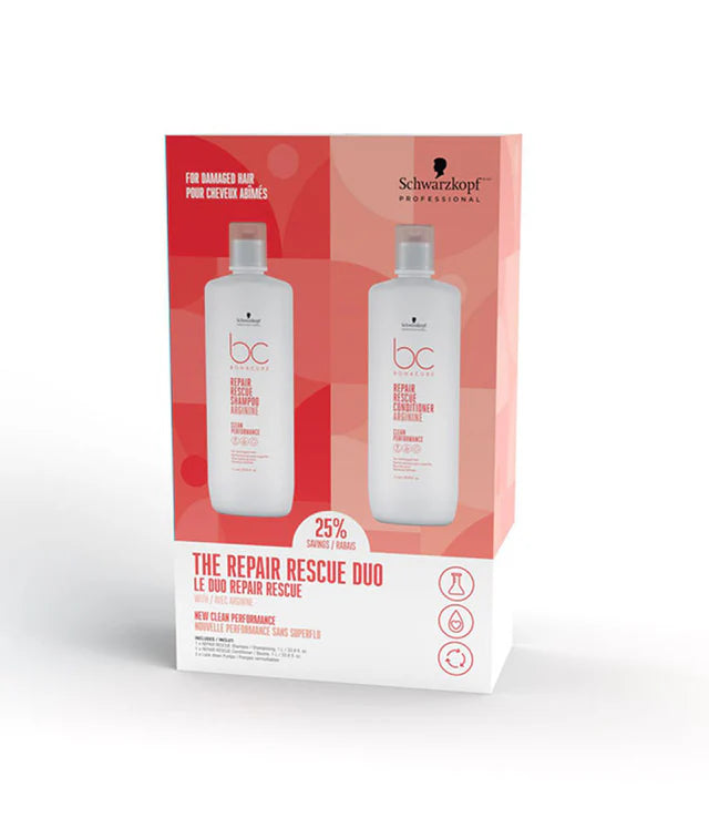 Bonacure Repair Rescue Shampoo & Conditioner – Reverses 3 Years of Damage & Restores Hair Strength