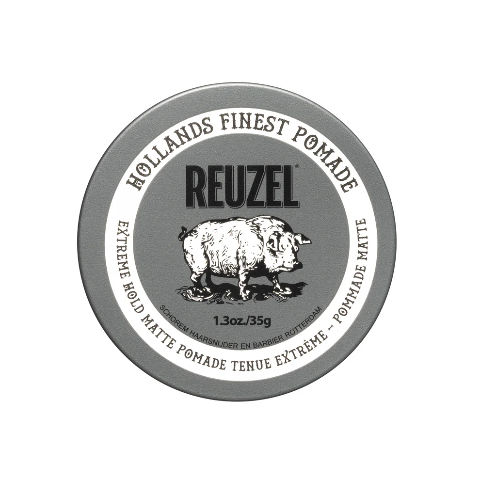 Reuzel Extreme Hold Matte Pomade – Maximum Hold – clean exact package, 35g
