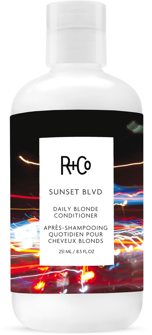 R+Co Sunset Blvd Daily Blonde Conditioner – Tones and Softens Blonde Hair