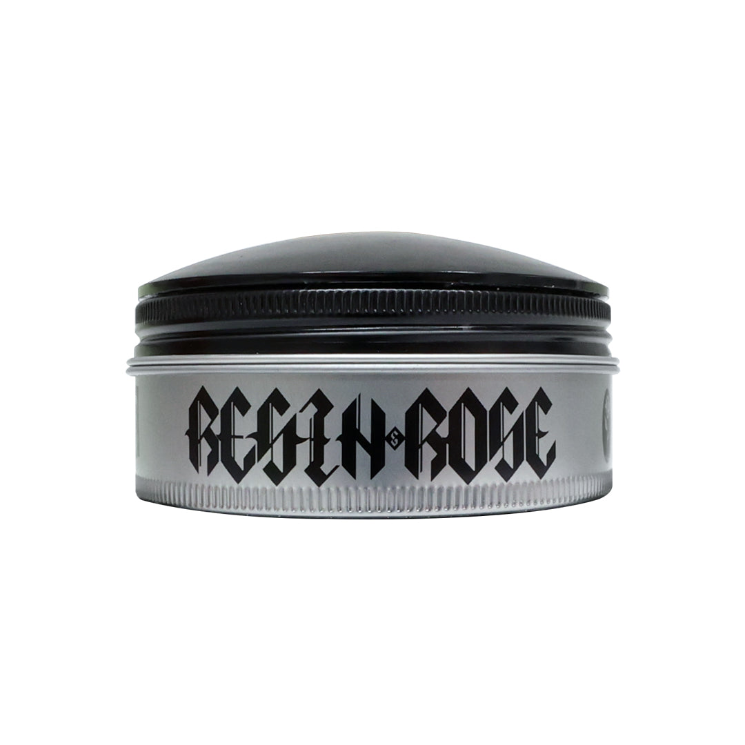Uppercut Deluxe Resin & Rose Pomade — 100 g tin side profile with the Resin-Rose band