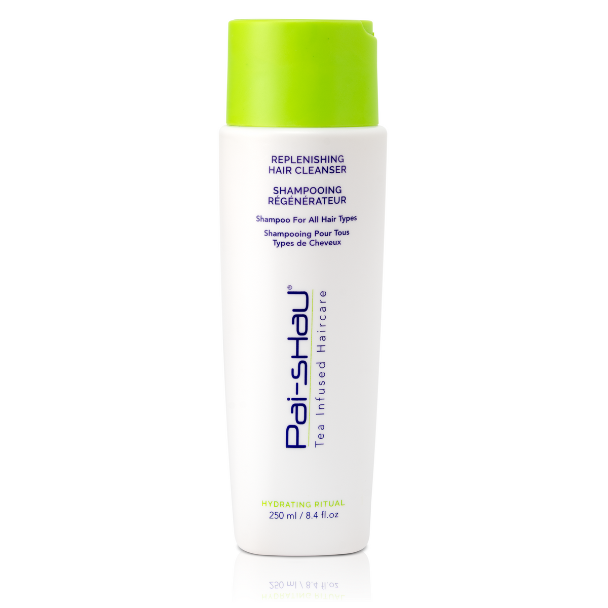 Pai-Shau Replenishing Hair Cleanser 250 ml — new-livery white bottle, green cap