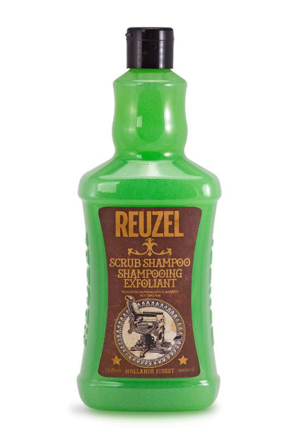Reuzel Scrub Shampoo – Deep Cleansing & Exfoliating – clean exact package, 1L