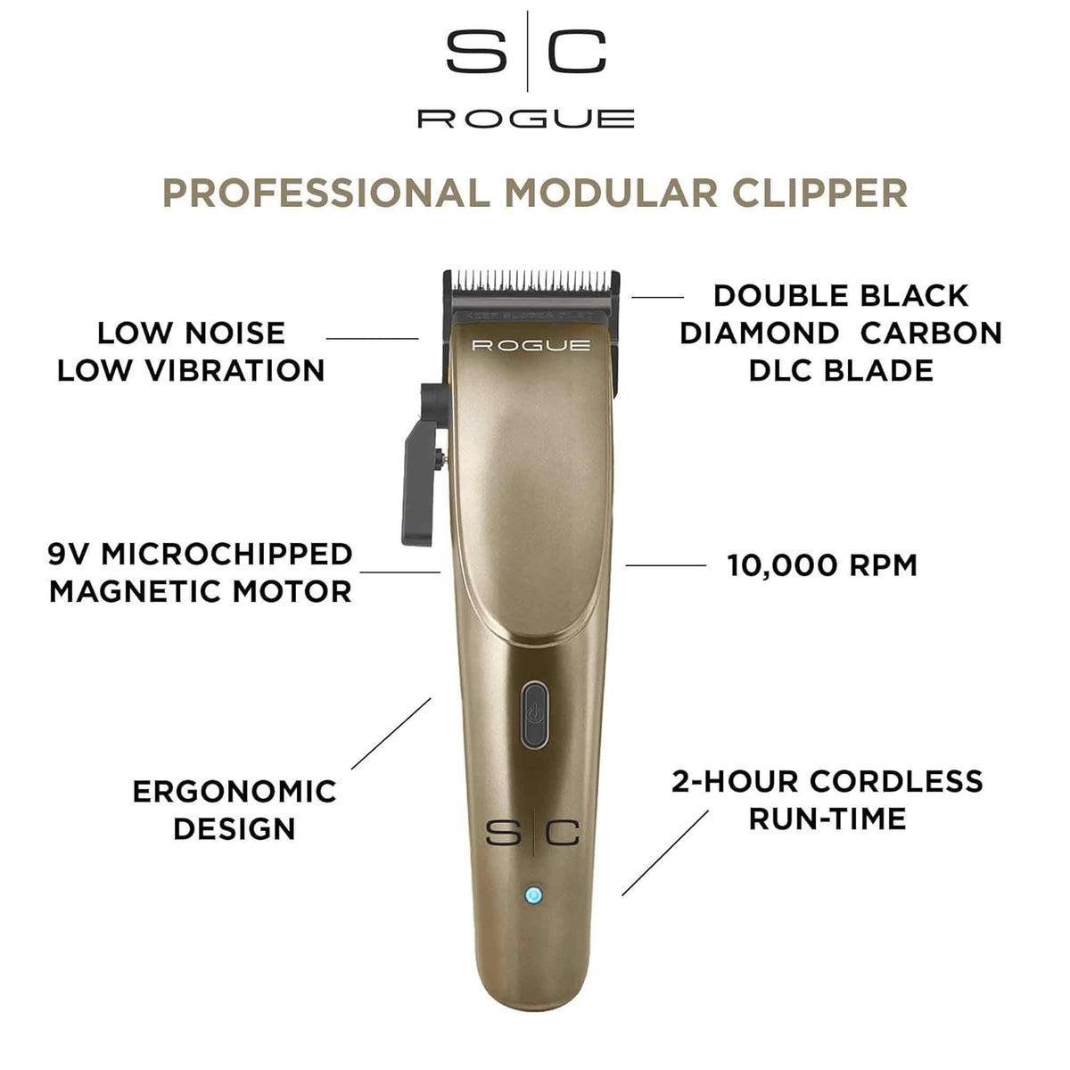 StyleCraft Rogue Professional Hair Clipper – Professional