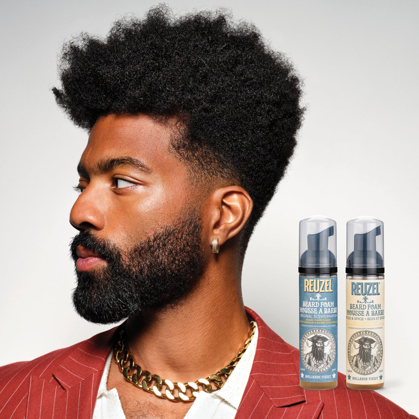 Reuzel Beard Foam - Tame & Deodorize Beard Conditioner 70ml