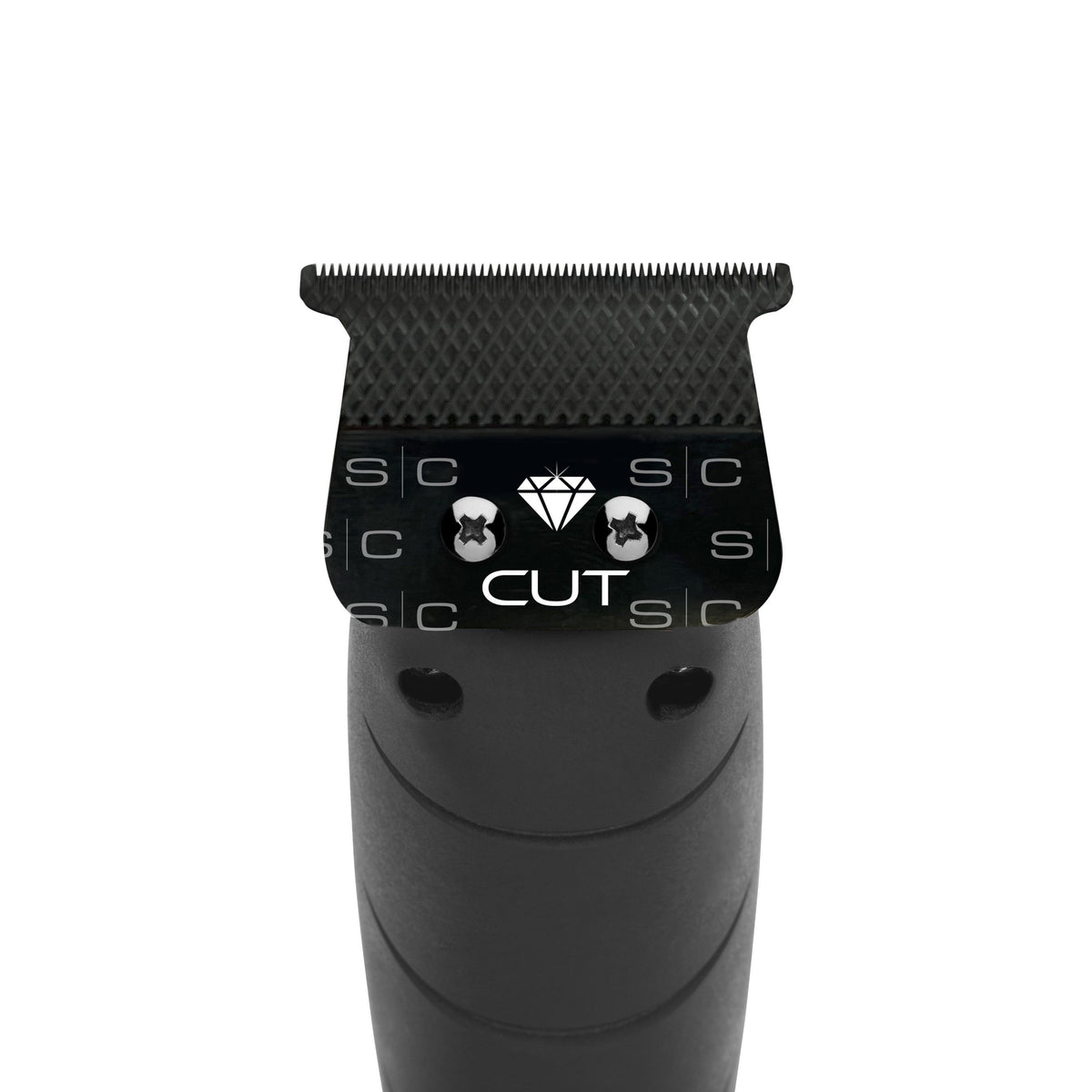StyleCraft Black DLC Diamond Cut Wide Trimmer Blade and "The One" Cutter – Professional