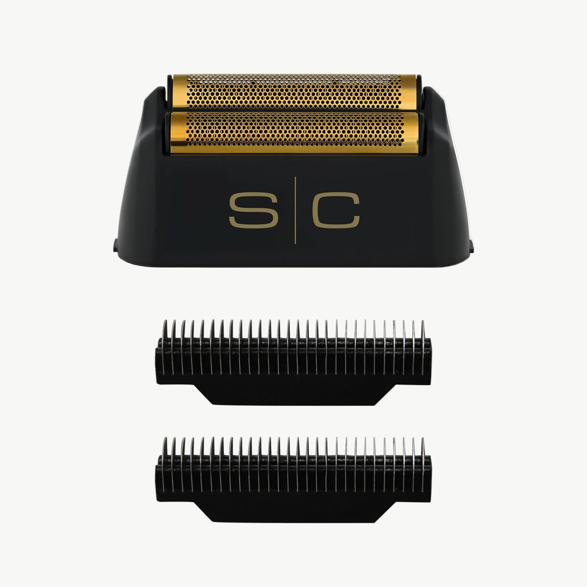 StyleCraft Gold Titanium Double Foil & Echo Cutters for the Instinct Shaver – Professional