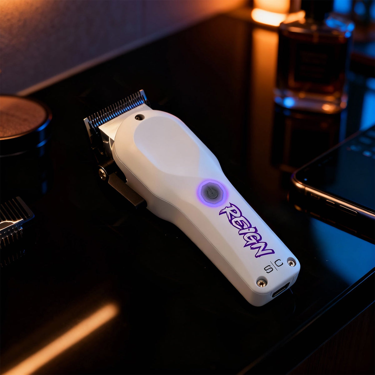 StyleCraft Reign Professional Hair Clipper – White