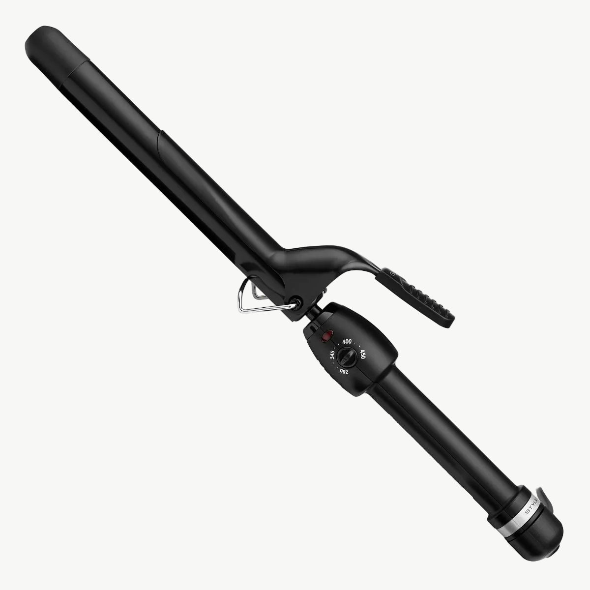 StyleCraft Stay-Temp Black Gold Extended Barrel Curling Iron – 1"