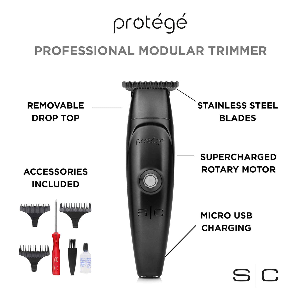 StyleCraft Protégé Professional Hair Trimmer – Professional