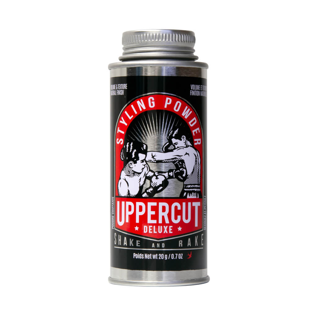 Uppercut Deluxe Styling Powder — 20 g shaker tin, front label, plain white background