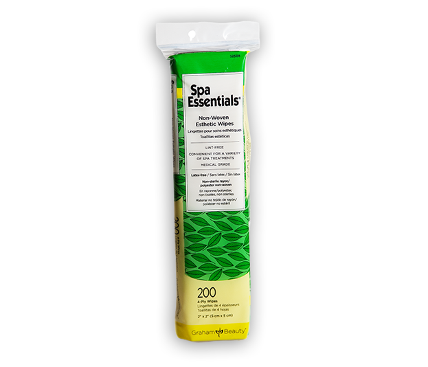 Graham Beauty Spa Essentials Esthetic Wipes – 2 × 2 in, 200 Pack — official manufacturer package