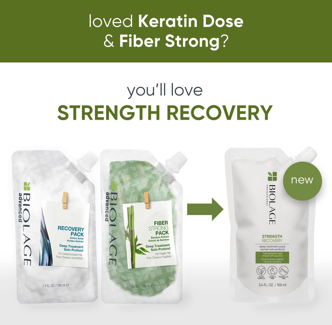 Biolage Strength Recovery Deep Treatment Pack  100ml