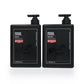 Uppercut Deluxe Strength & Restore Duo — back-bar pair, the 1 L shampoo beside the 1 L conditioner with pumps, plain white background