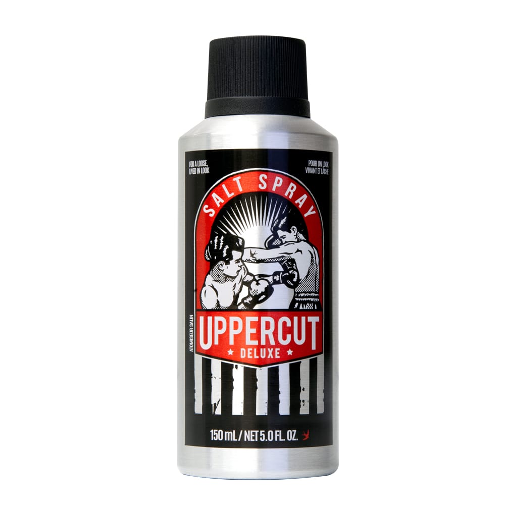 Uppercut Deluxe Salt Spray — 150 ml pump bottle, front label, plain white background
