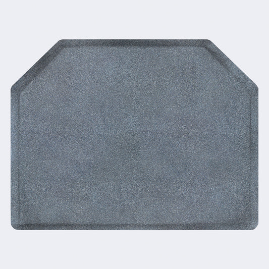 GRANITE SAPPHIRE - 3/4" Metallic flecked mat (4' x 5', no depression marks)