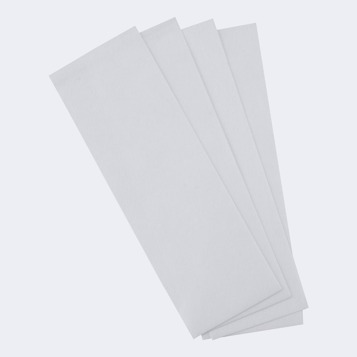Satin Smooth Non-Woven Epilating Strips — loose large bonded cloth strips