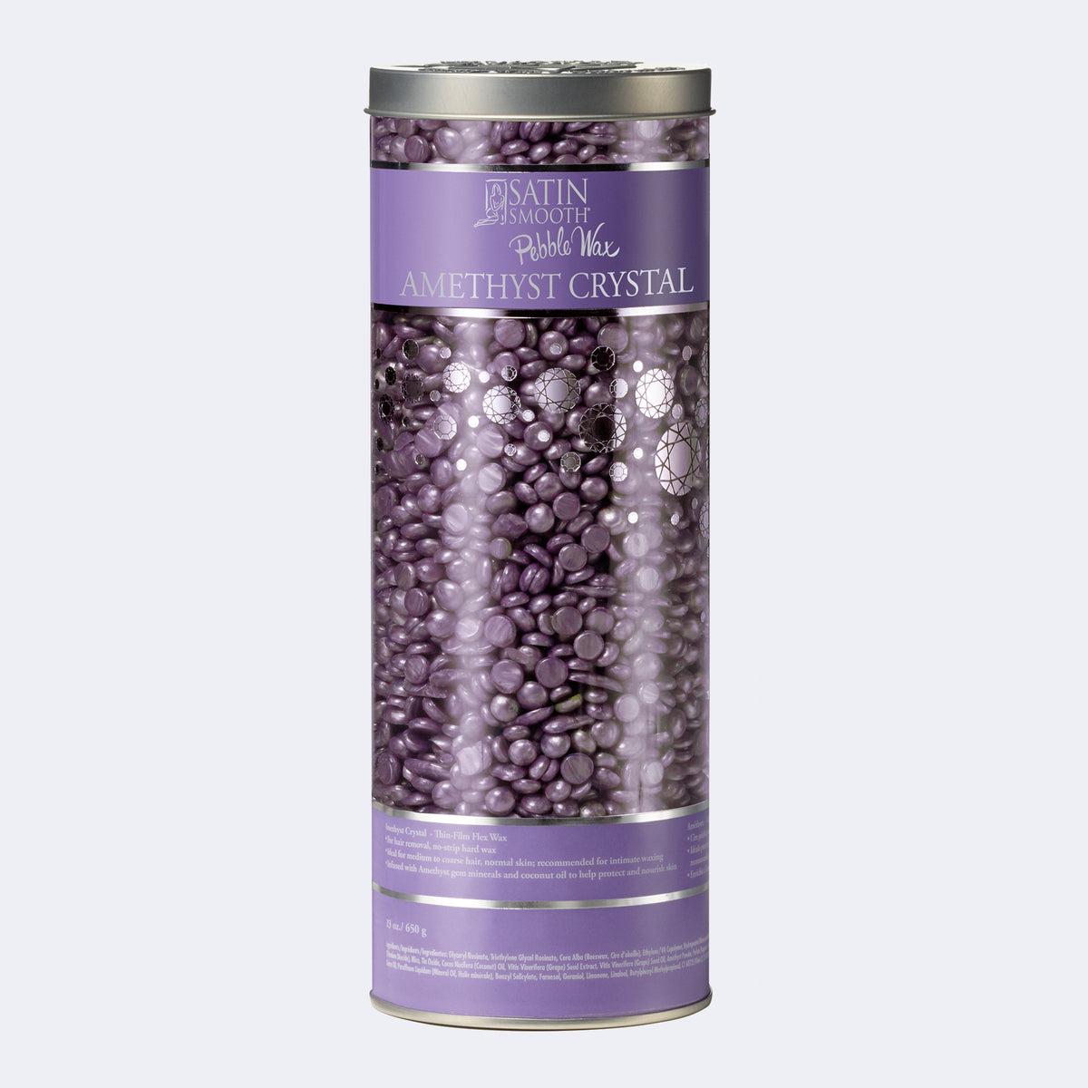 THIN-FILM FLEX PEBBLE WAX - Amethyst Crystal Wax — front of pack on plain white