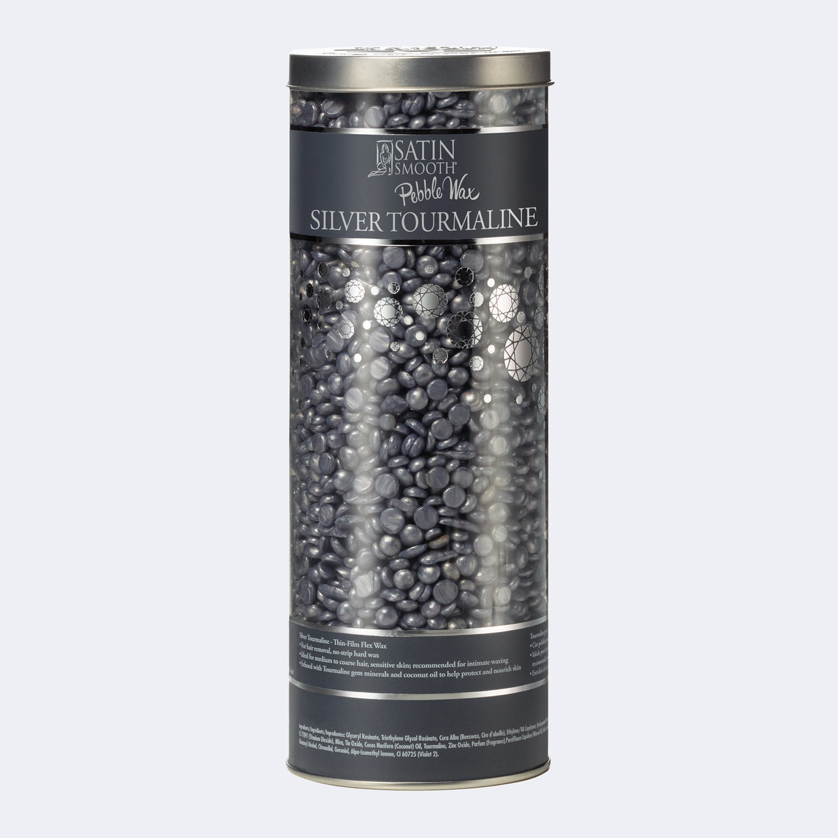 THIN-FILM FLEX PEBBLE WAX - Silver Tourmaline Wax — front of pack on plain white