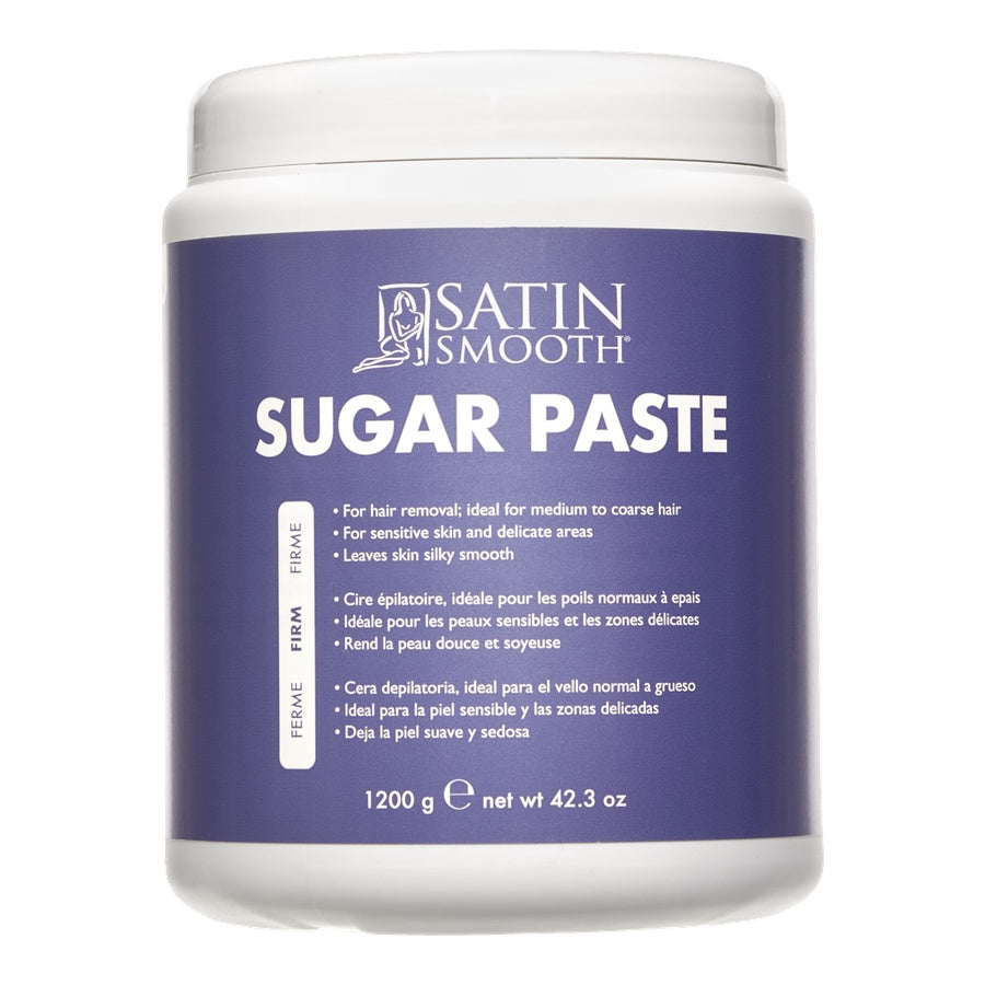 Satin Smooth Sugar Paste — Firm consistency, 1200 g jar, front of pack