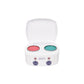 Satin Smooth Professional Double Wax Warmer — lid open showing the two stainless steel wells