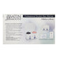 Satin Smooth Professional Double Wax Warmer — retail box front listing the kit contents