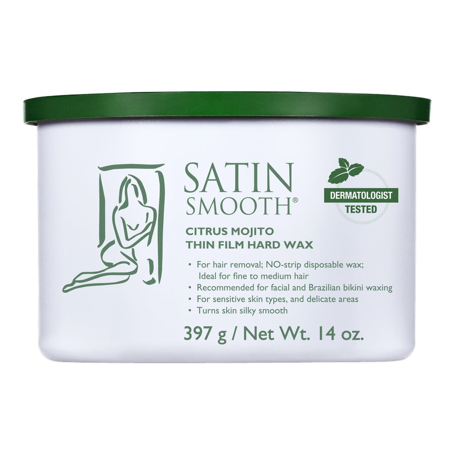 Satin Smooth Wax - Citrus Mojito Hard Wax — front of pack on plain white