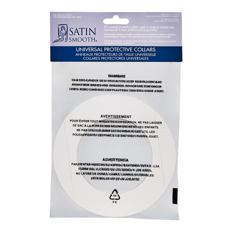 Satin Smooth™ Protective Collars — front of pack on plain white