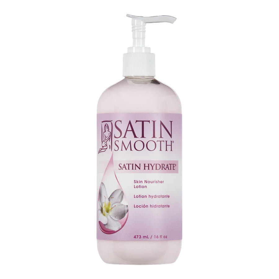 SATIN SMOOTH™ SKIN NOURISHER LOTION — 16 oz (473 mL) pack, front of pack on plain white