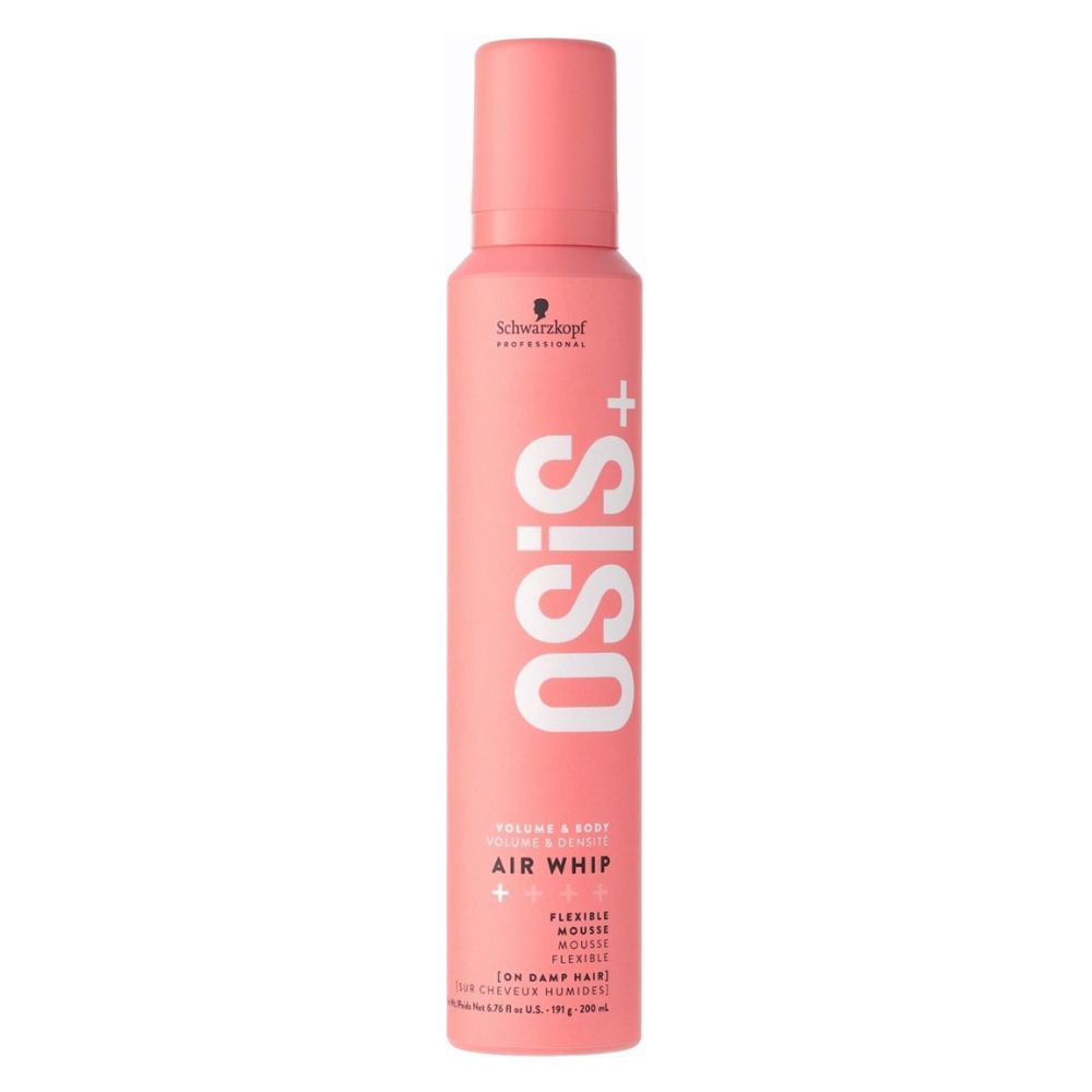 OSiS+ Air Whip – 200ml Flexible Hold Mousse for Soft Volume & Control