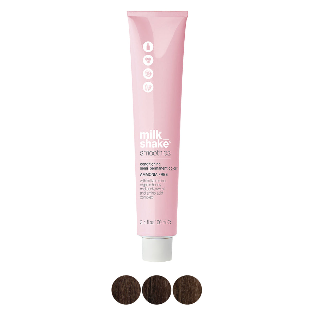 milk_shake Smoothies Semi-Permanent Hair Colour — Chocolate shades family