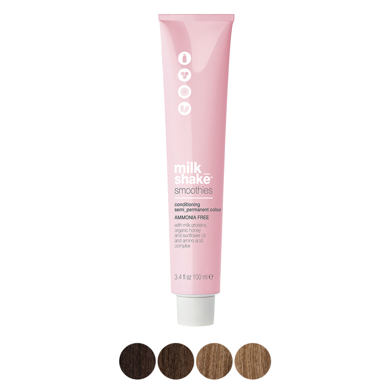 milk_shake Smoothies Semi-Permanent Hair Colour — Exotic shades family