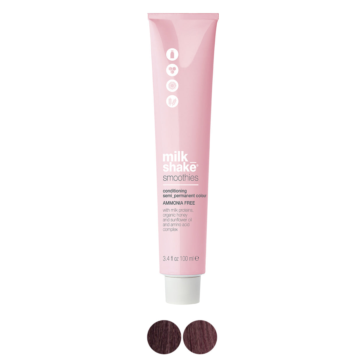 milk_shake Smoothies Semi-Permanent Hair Colour — Violet shades family