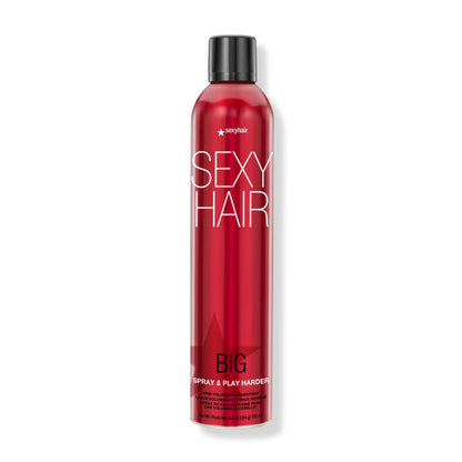 Sexyhair Spray & Play Harder Firm Volumizing Hairspray for Fullness & Shine