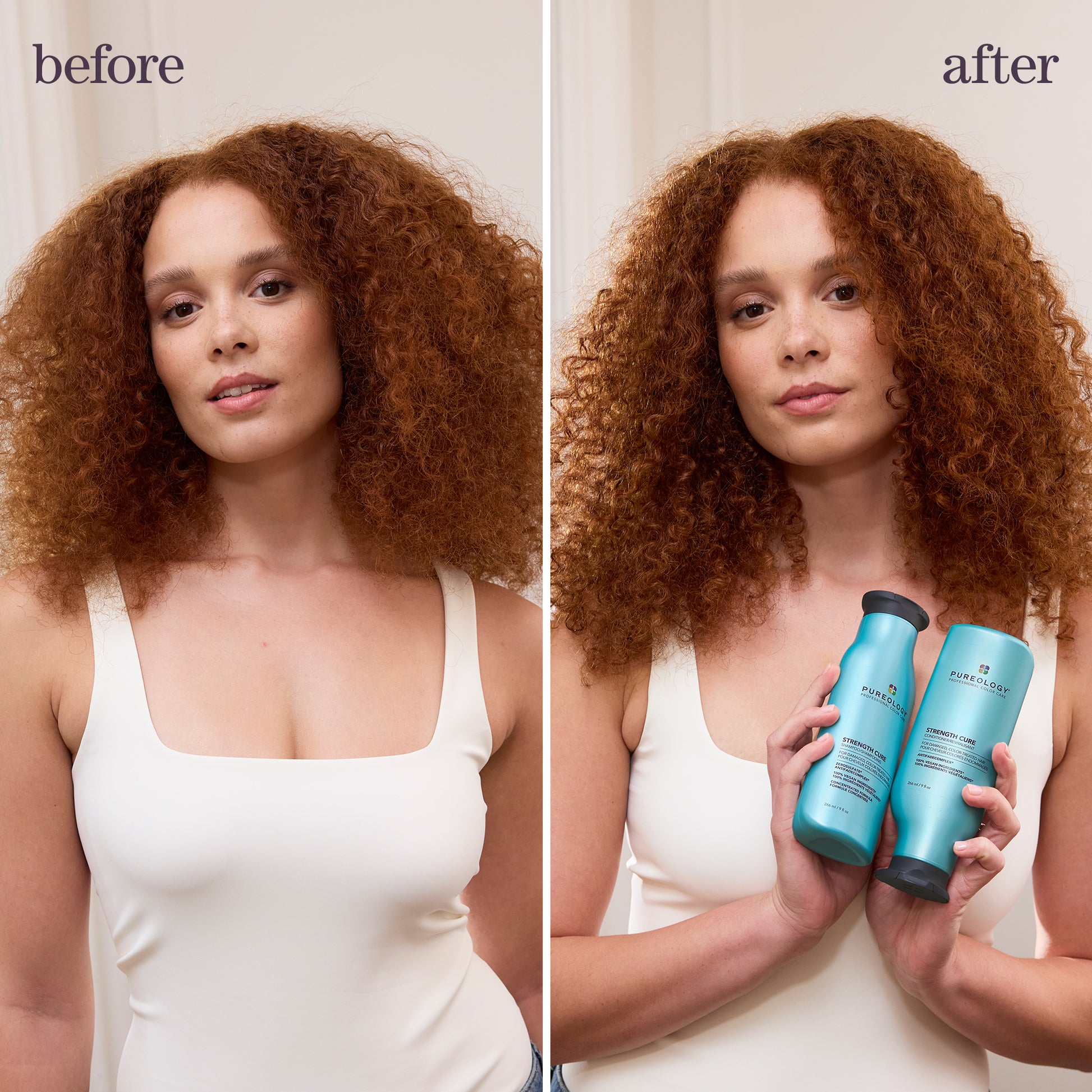Pureology Strength Cure Conditioner – before and after results (2)