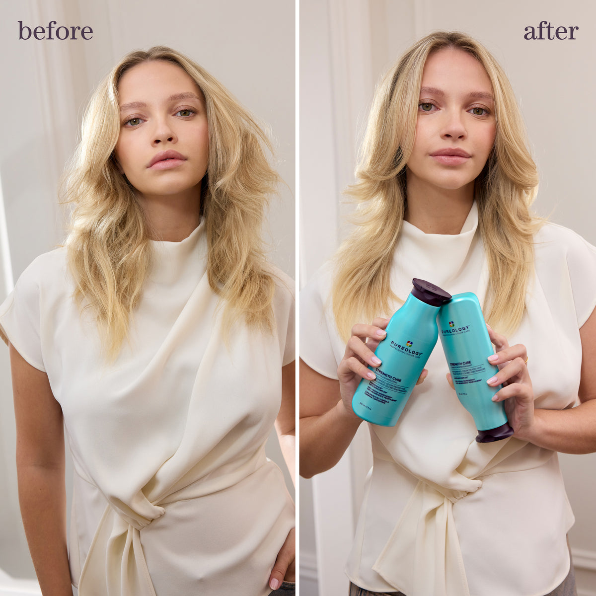 Pureology Strength Cure Conditioner – before and after results (3)