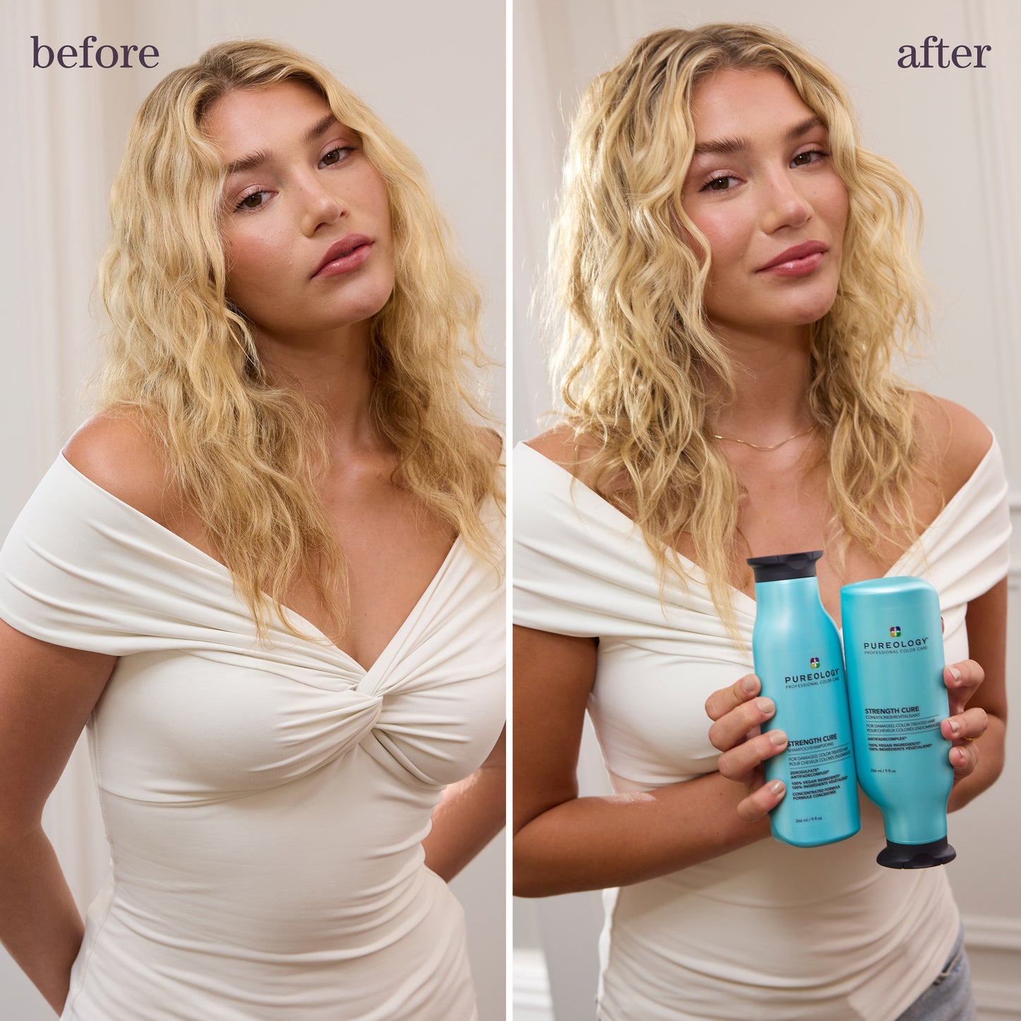 Pureology Strength Cure Shampoo – before and after results (5)