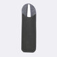 Silkline Professional Mini Slanted Tip Tweezers — tweezers seated in the black SilkLine travel pouch, front view / Mini-pince à épiler à pointe biseautée Silkline — pince dans son étui de voyage noir SilkLine, vue de face — TSE2079SNC