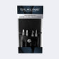 Silkline Professional Mini Tweezers Set — single retail blister card with pouch, front view / Ensemble de mini-pinces à épiler Silkline — carte blister de vente au détail avec étui, vue de face — TWEEZDISPTWHC