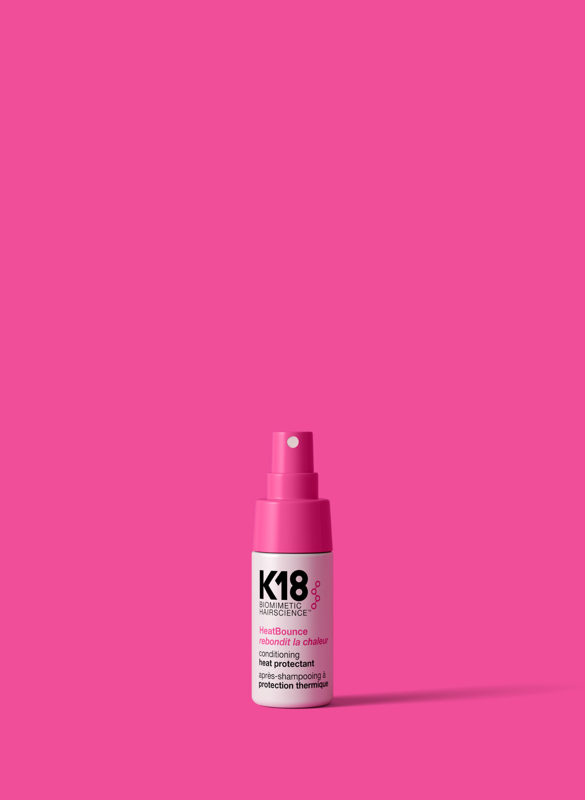 K18 HeatBounce Leave-In Conditioning Heat Protectant — deluxe-sample mini spray