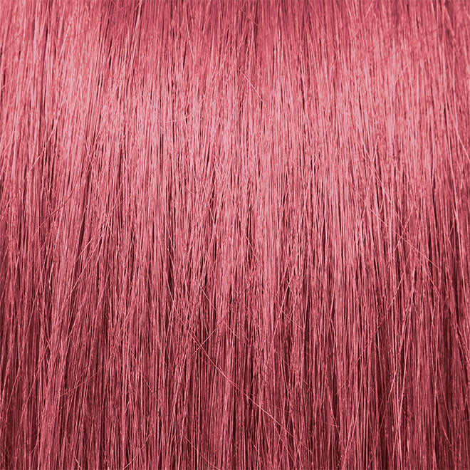 Pravana ChromaSilk Vivids Semi-Permanent Hair Color — shade Crush, hair swatch showing the finished tone