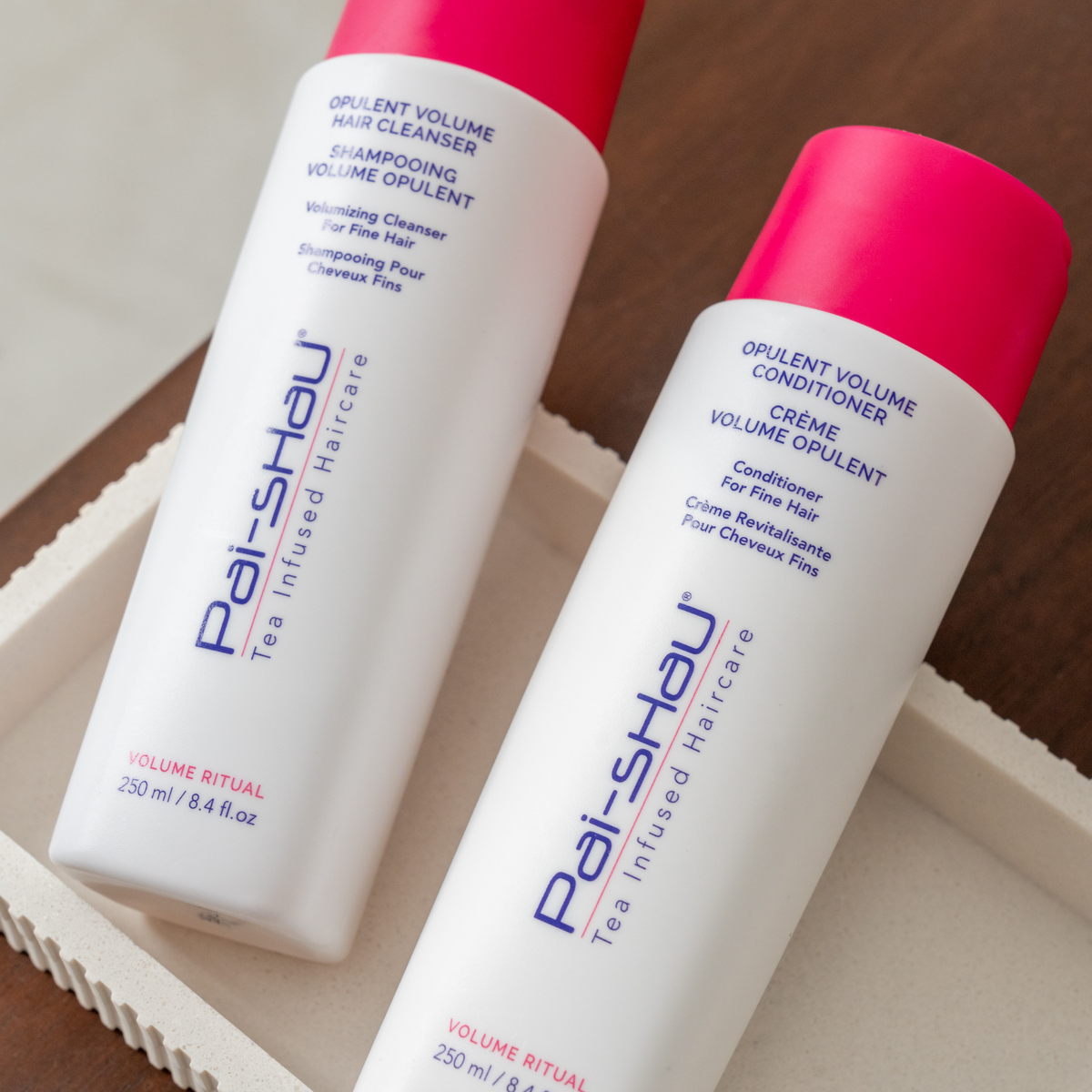 Pai-Shau Volumizing Shampoo and Opulent Volume Conditioner 250 ml duo
