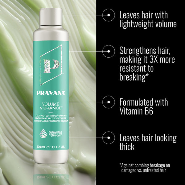 Pravana Volume Vibrance Conditioner – Weightless Volume for Fine Hair 300ml