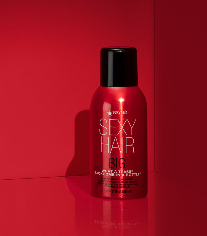 SexyHair Big What A Tease Firm Volumizing Hairspray – Backcomb in a Bottle 4.2oz