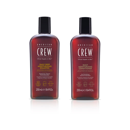 American Crew Daily Moisturizing Shampoo and Conditioner duo 250 ml pair