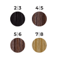 American Crew Precision Blend — shade swatches for 2-3, 4-5, 5-6 and 7-8