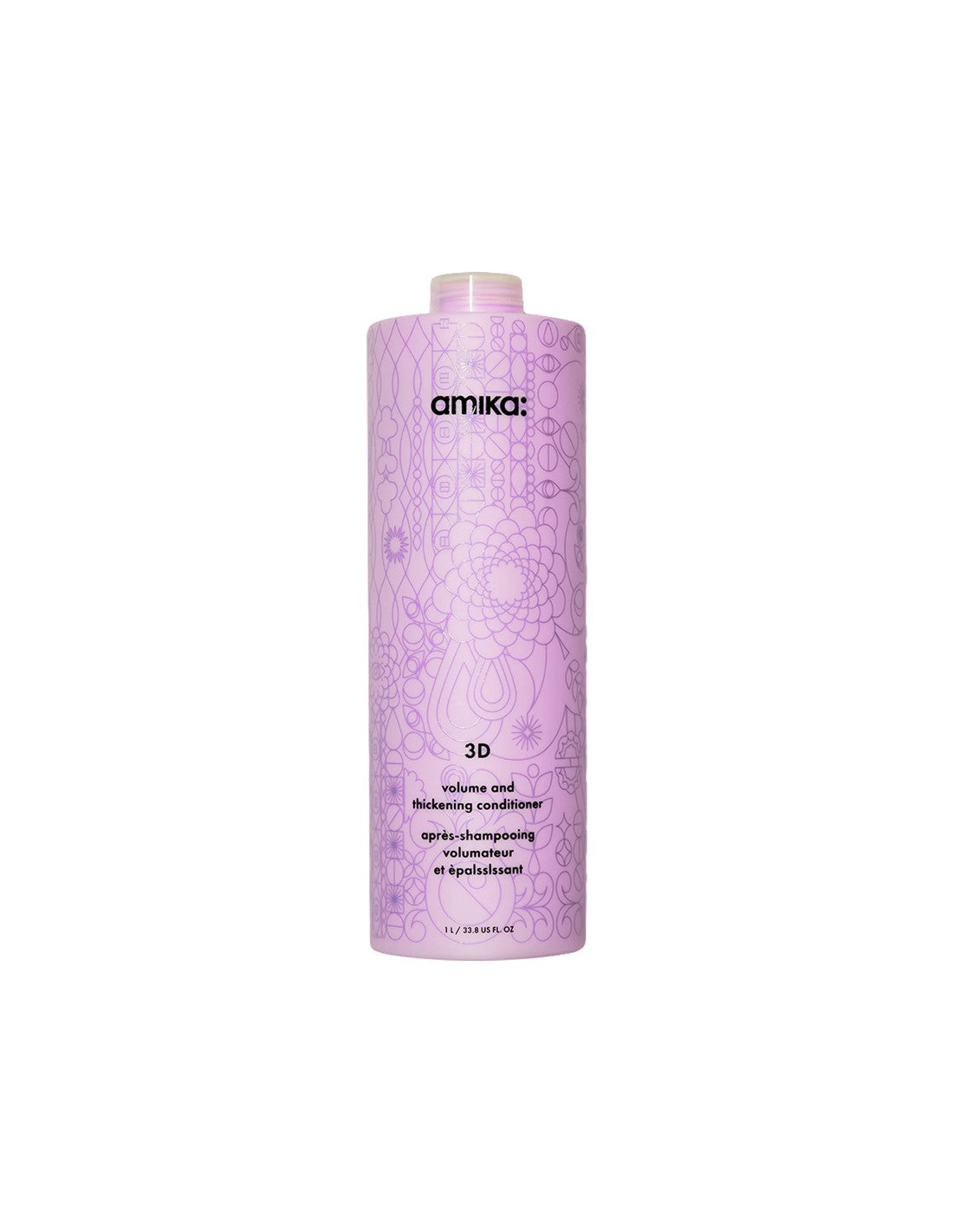 amika 3D Volume &amp; Thickening Conditioner – Lightweight Hydration for Fuller, Bouncier Hair