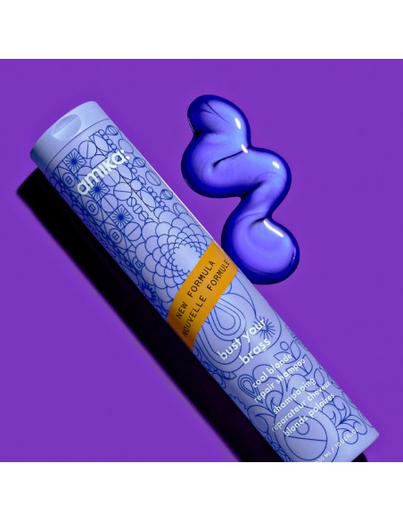 Amika Bust Your Brass – Purple Blonde Strength Repair Shampoo