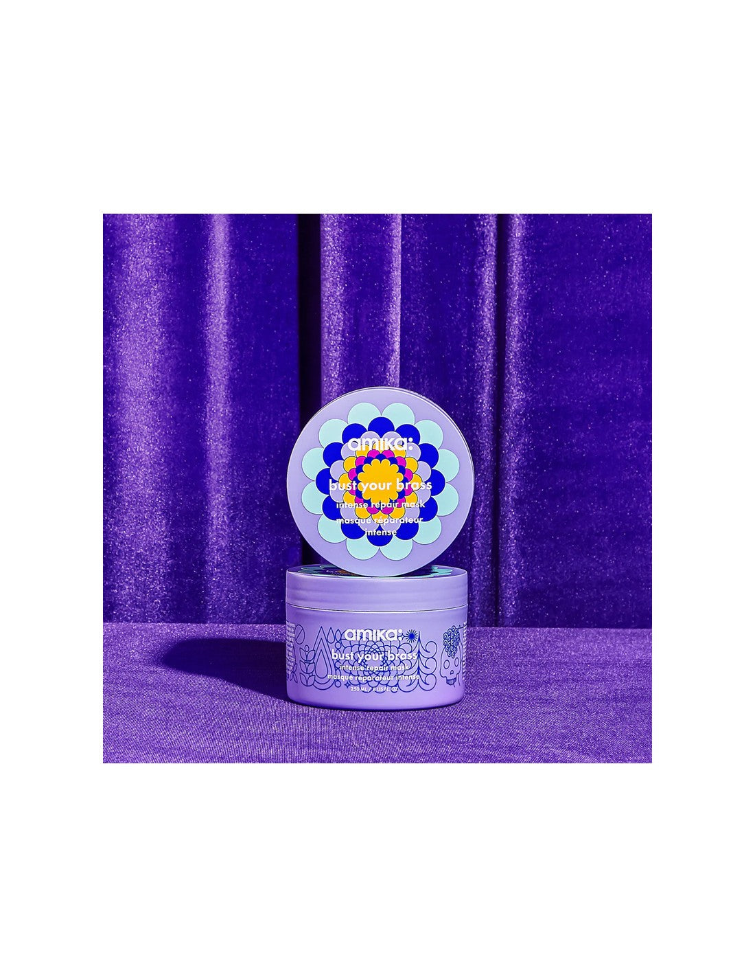 Amika Bust Your Brass – Ultra-Violet Intense Repair Mask 250ml